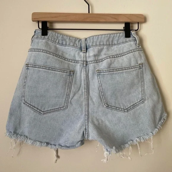 pacsun distressed high waisted mom short - Picture 2 of 3